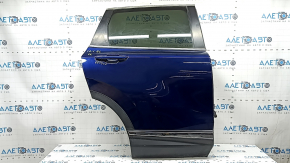 Honda CRV 17-22 right rear door assembly, blue B-588P, tinted, butt