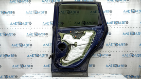 Honda CRV 17-22 right rear door assembly, blue B-588P, tinted, butt