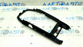 Alfa Romeo Giulia 20-23 black and chrome center console trim, peeling coating