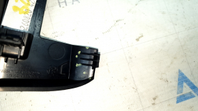 Alfa Romeo Giulia 20-23 black and chrome center console trim, peeling coating