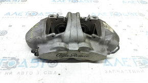 Front left caliper assembly for Alfa Romeo Giulia 17-25, gray