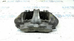 Front right caliper assembly for Alfa Romeo Giulia 17-25, gray