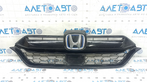 Radiator grille assembly Honda CRV 20-22 with badge, hybrid, under radar, with molding overlays, sand