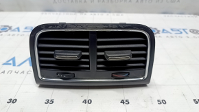 Audi A4 B8 13-16 center console air vent, black, scratches