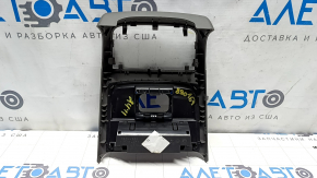 Cigarette lighter for the center console of the Audi A4 B8 08-16, rear, with a black trim
