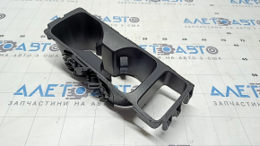 Cup holders for Ford Escape MK3 2017-2019, black, no backlight, scratches