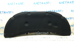 Nissan Rogue 21-24 hood insulation is torn and dented.