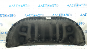 Nissan Rogue 21-24 hood insulation is torn and dented.