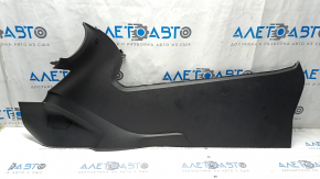 Left side center console trim for Ford Escape MK3 2017-2019, black, with cap, scratches