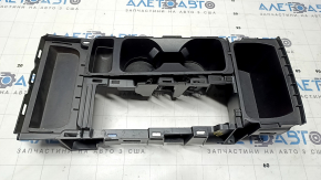 Ford Escape MK3 17-19 center console trim with cup holders, black, scratches