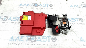 Alfa Romeo Giulia 17-25 battery positive terminal with distribution plate, with red cover