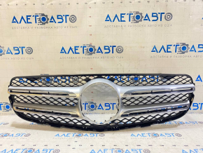 Mercedes GLC 300/350e 16-19 radiator grille assembly with chrome molding