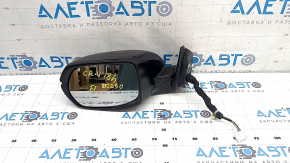 Left side mirror assembly for Honda CRV 17-22, 9 pins, turn signal, BSM, heated, blue