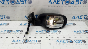 Honda CRV 17-22 right side mirror assembly, 9 pins, turn signal, BSM, heated, blue