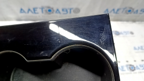 Tesla Model Y 20-25 center console cup holders, gloss black, illuminated, scratches