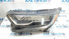Honda CRV 17-22 halogen front left headlight, sand-finished, ready for polishing