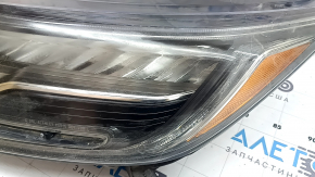 Honda CRV 17-22 halogen front left headlight, sand-finished, ready for polishing