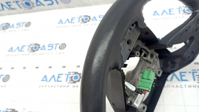 Honda CRV 21 hybrid steering wheel, bare, leather, black, heated, with rear pad, scratches