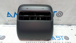 Tesla Model 3 18 Center Console Air Vent with Trim, Black, Scratched