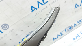 Left front bumper molding for Honda CRV 20-22, gray structure with chrome, sand