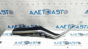 Left Honda CRV 20-22 grille molding with overlay, sand
