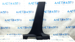 Lower right center pillar trim for Nissan Rogue 2021-2024, black, SV, SL, US built, with plug, scratches