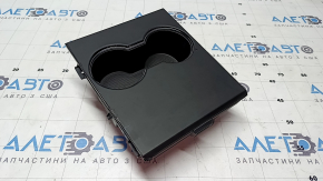 Tesla Model Y 20-25 center console cup holders, gloss black, backlit, matte-coated