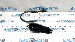 Rear seat folding lever right Honda CRV 20-22 hybrid black, with cable