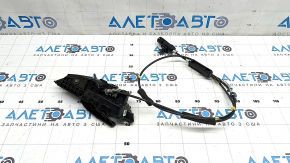 Rear seat folding lever right Honda CRV 20-22 hybrid black, with cable