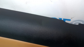Door trim card rear right BMW 3 G20 19- black, brown leather COGNAC, with chrome insert, with handle, scratches, for cleaning