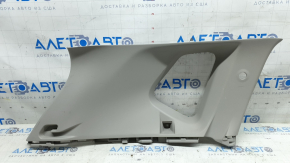 Left rear pillar trim for Nissan Rogue 21-24, gray, US built, scratches