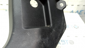 Lower left front pillar trim for Nissan Rogue 21-25, black, US built, worn, scratches