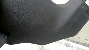 Lower right front pillar trim for Nissan Rogue 21-25, black, US built, scratches