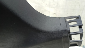 Lower right front pillar trim for Nissan Rogue 21-25, black, US built, scratches