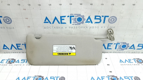 Left visor for Kia Sorento 21-24 HEV, PHEV, gray, for panoramic view, without hook, for cleaning