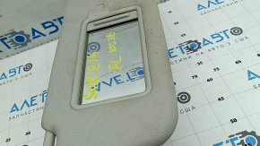 Left visor for Kia Sorento 21-24 HEV, PHEV, gray, for panoramic view, without hook, for cleaning