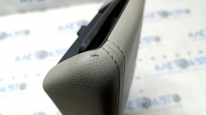 Armrest Hyundai Sonata 15-17 leather, gray, tear