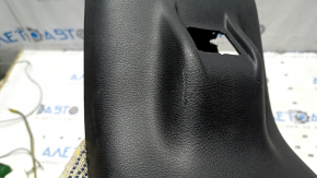 Jeep Cherokee KL 14-18 center console trim with air vent, black, scratches