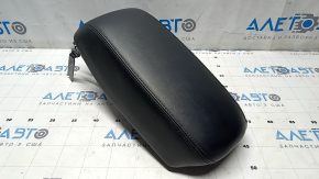 Jeep Cherokee KL 14-18 leather armrest, black, brown stitching