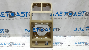 Mercedes W164 ML rear center console trim, beige, broken fasteners