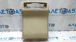 Rear center console trim for Toyota Highlander 14-19, beige, scratches