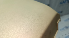 Rear center console trim for Toyota Highlander 14-19, beige, scratches