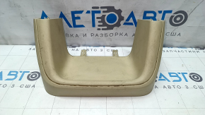 Toyota Highlander 14-19 rear lower center console trim, beige, scratches