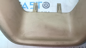 Toyota Highlander 14-19 rear lower center console trim, beige, scratches