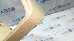 Toyota Highlander 14-19 rear lower center console trim, beige, scratches
