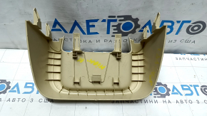 Toyota Highlander 14-19 rear lower center console trim, beige, scratches