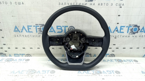 Naked steering wheel for Nissan Rogue 22-24, black rubber, US built, no buttons, scratches