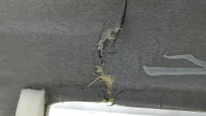 Kia Sorento 21-24 HEV, PHEV gray headlining without panoramic windows, creases, fabric peeling, needs cleaning, scratches, torn