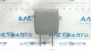 Rear left seat headrest for Honda CRV 17-22, gray leather, dented, needs cleaning