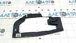 Left front center console side trim for Kia Sorento 21-25 HEV, PHEV, black